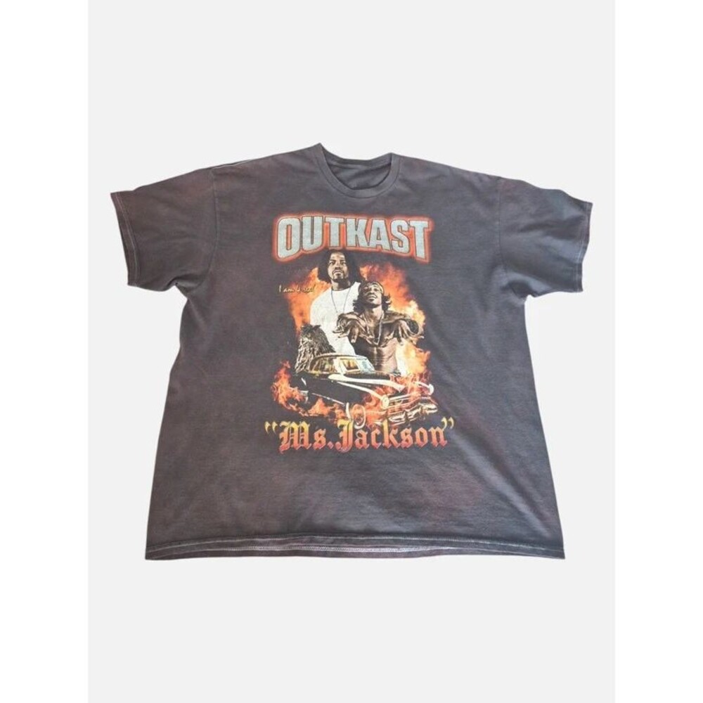 OutKast Ms Jackson Graphic Band Tee S/M Hip Hop Rap Vintage Style